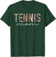 Tennis Mom Gifts Leopard Print Tennis Mama Mother's Day T-Shirt - T-Shirt | Forest