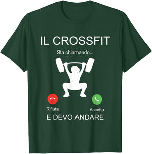 Crossfit Is Calling Funny Gift T-Shirt - T-Shirt | Forest