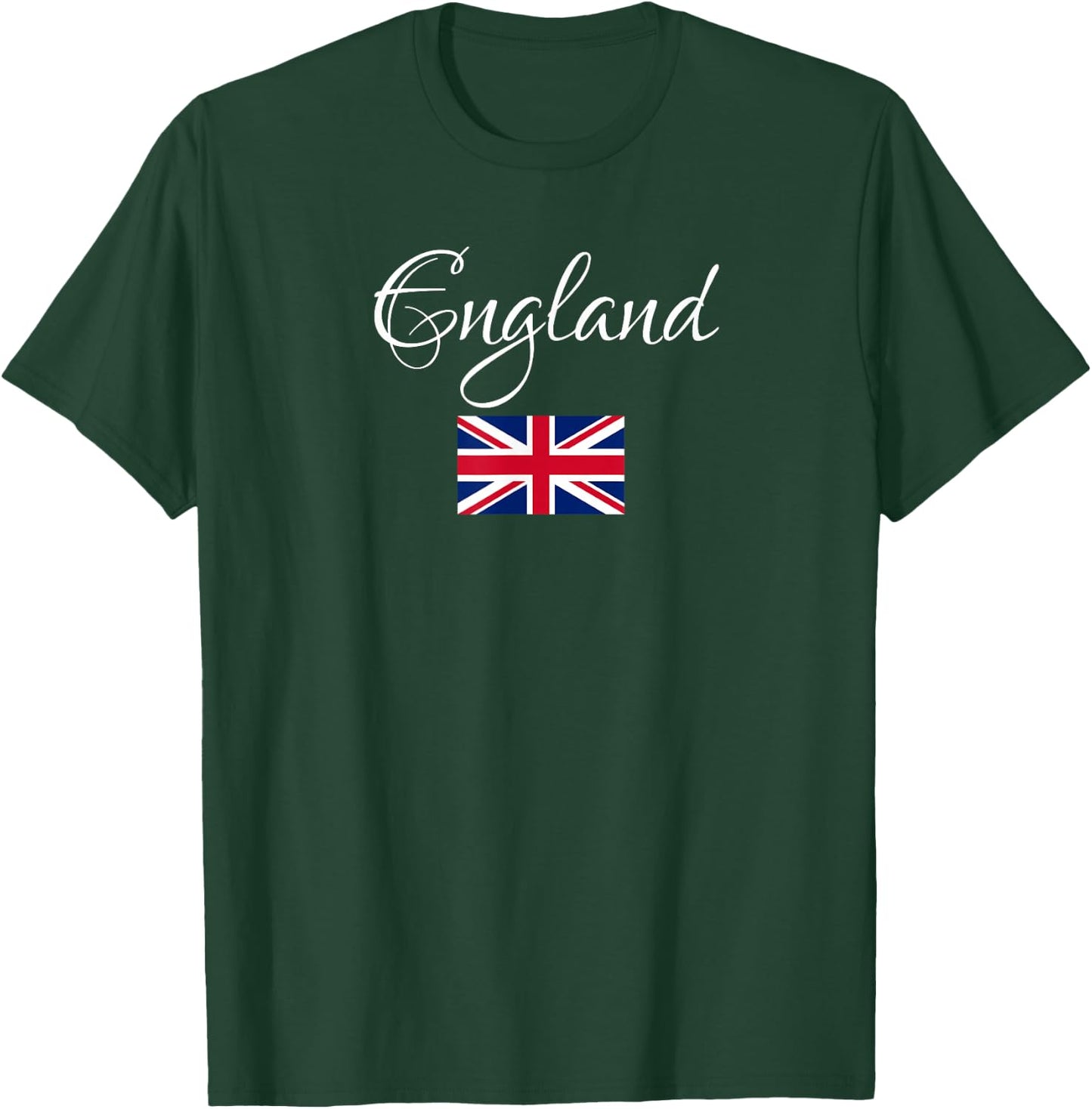England, United Kingdom Vintage Flag T-Shirt - T-Shirt | Forest