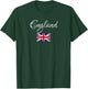 England, United Kingdom Vintage Flag T-Shirt - T-Shirt | Forest
