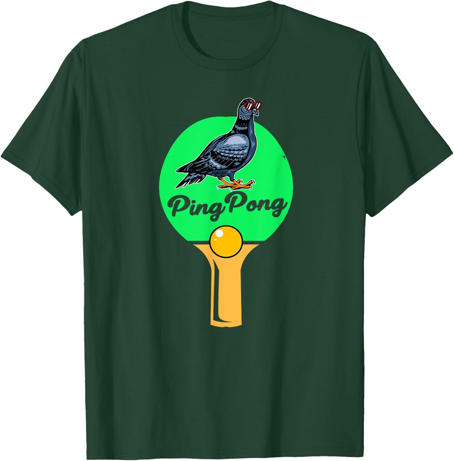 Pigeon Ping Pong T-Shirt - T-Shirt | Forest
