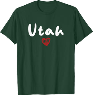 Utah - I Love Utah - Classic T-Shirt - T-Shirt | Forest