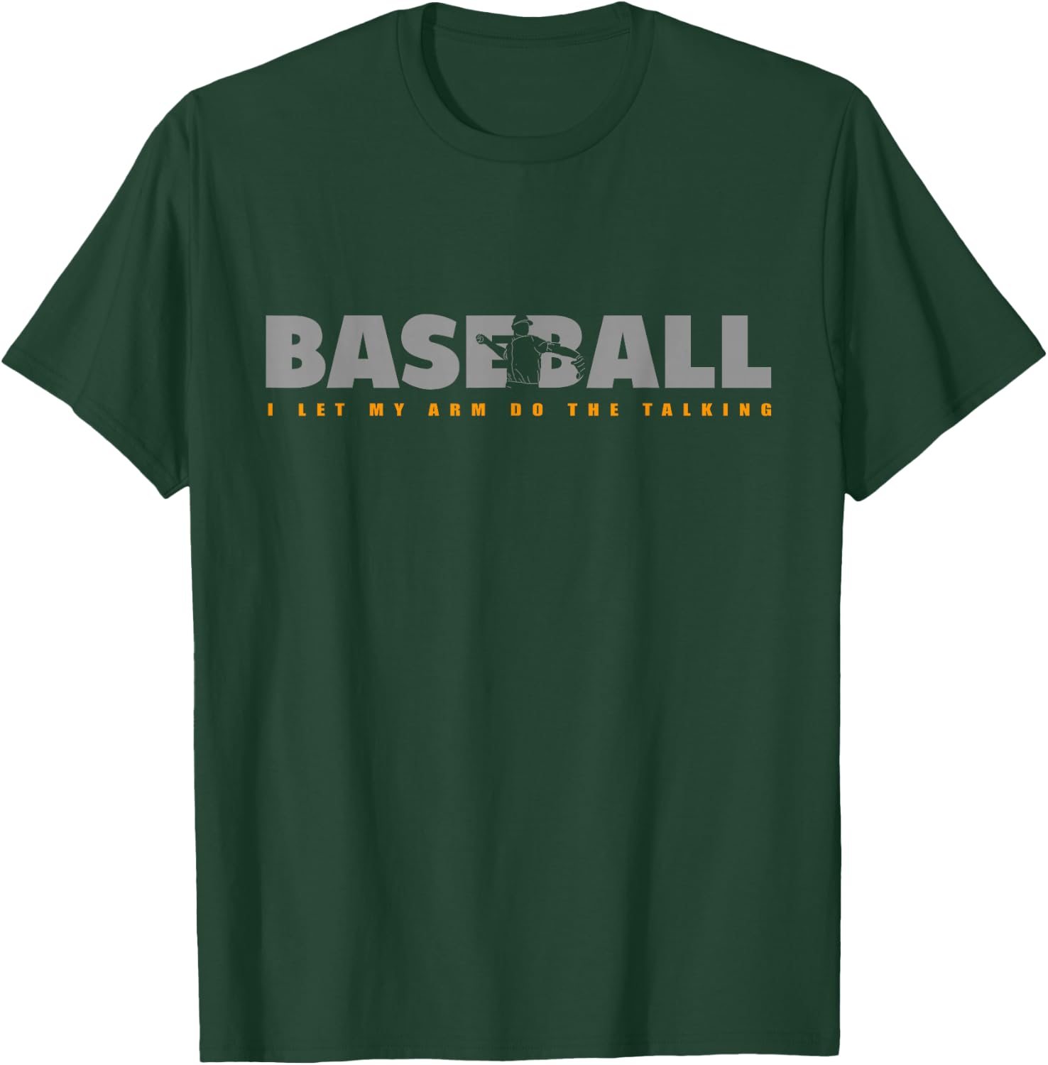 Pitcher Baseball Apparel - Baseball T-Shirt - T-Shirt | Forest