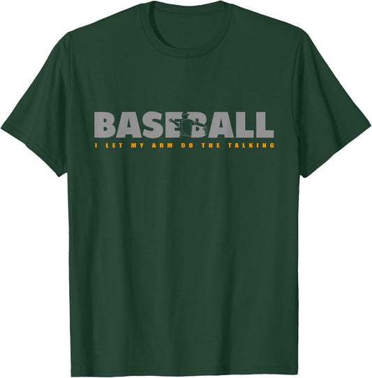 Pitcher Baseball Apparel - Baseball T-Shirt - T-Shirt | Forest