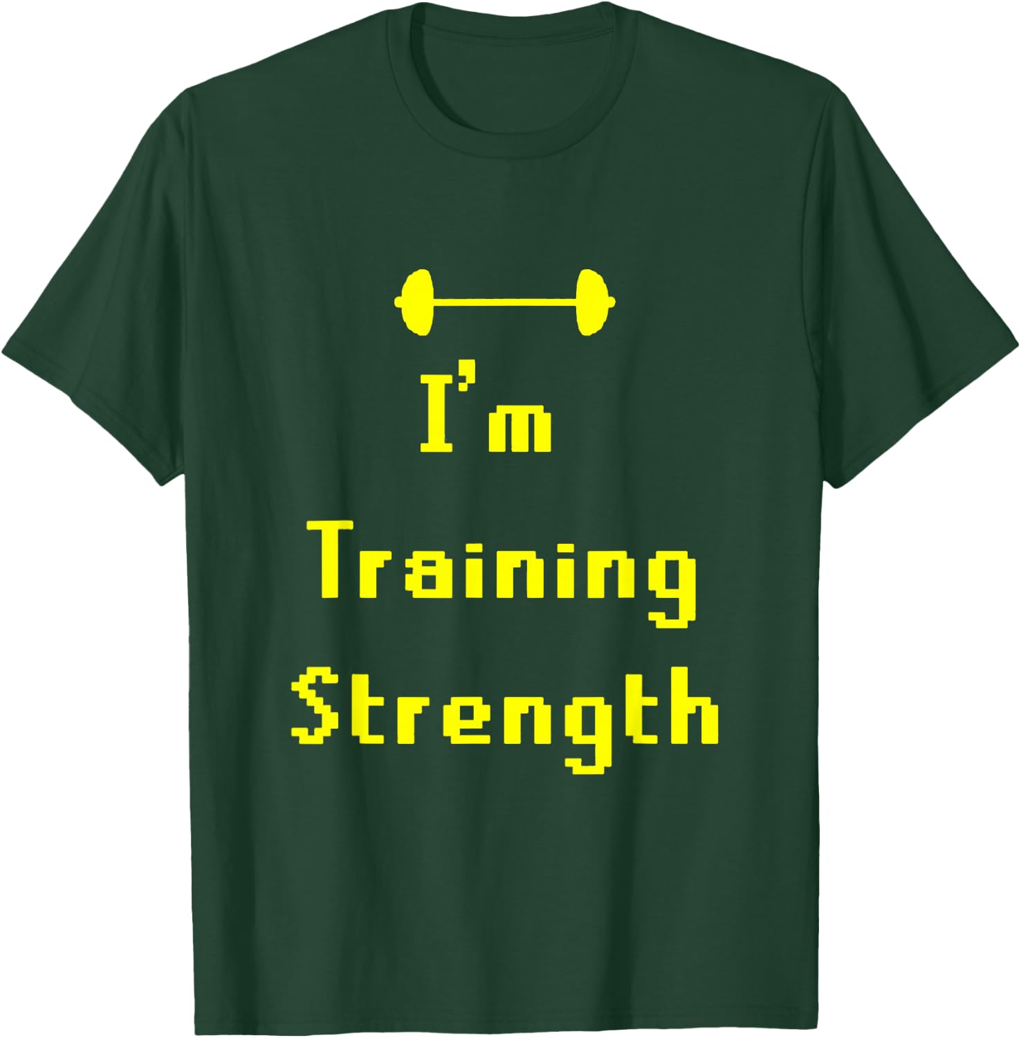 OSRS Training Strength Black Classic Fit Short Sleeve Solid -Adults Small T-Shirt - T-Shirt | Forest