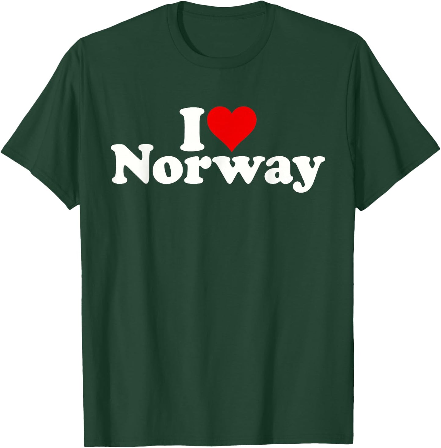 I Love Heart Norway T-Shirt - T-Shirt | Forest