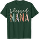 Blessed Nana Cute Leopard Print T-Shirt - T-Shirt | Forest