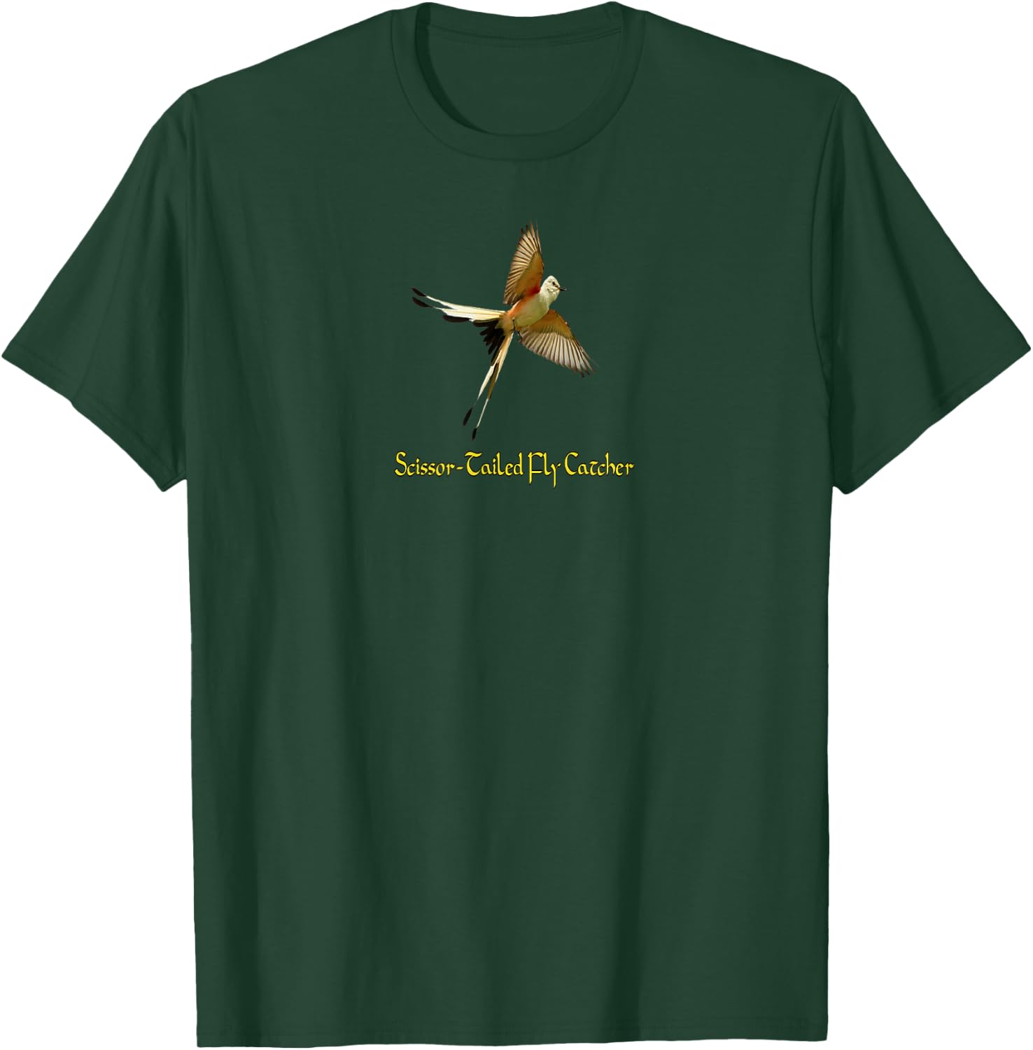 Scissor-Tailed Fly Catcher T-Shirt - T-Shirt | Forest