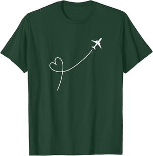 I love flying as a Pilot T-Shirt - T-Shirt | Forest
