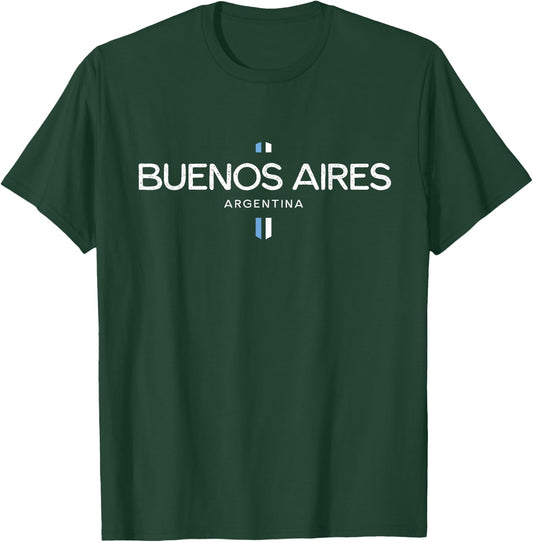 Buenos Aires Argentina Retro Vintage T-Shirt - T-Shirt | Forest