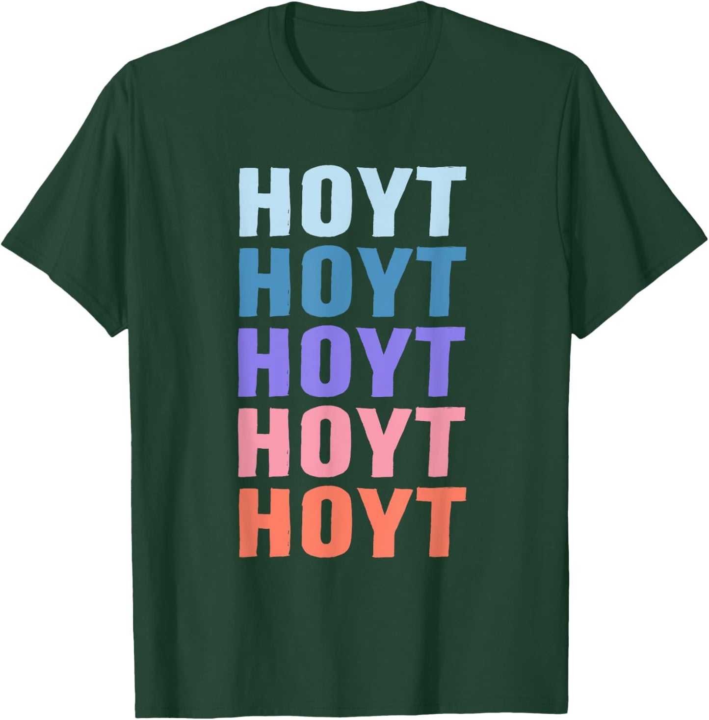Funny Gift Name Hoyt Personalized First Name T-Shirt - T-Shirt | Forest