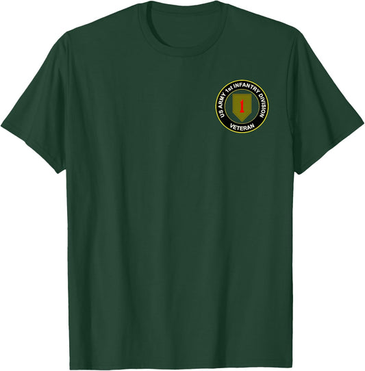 Veterans Day Shirt Big Red One 1st Infantry Division T-Shirt - T-Shirt | Forest