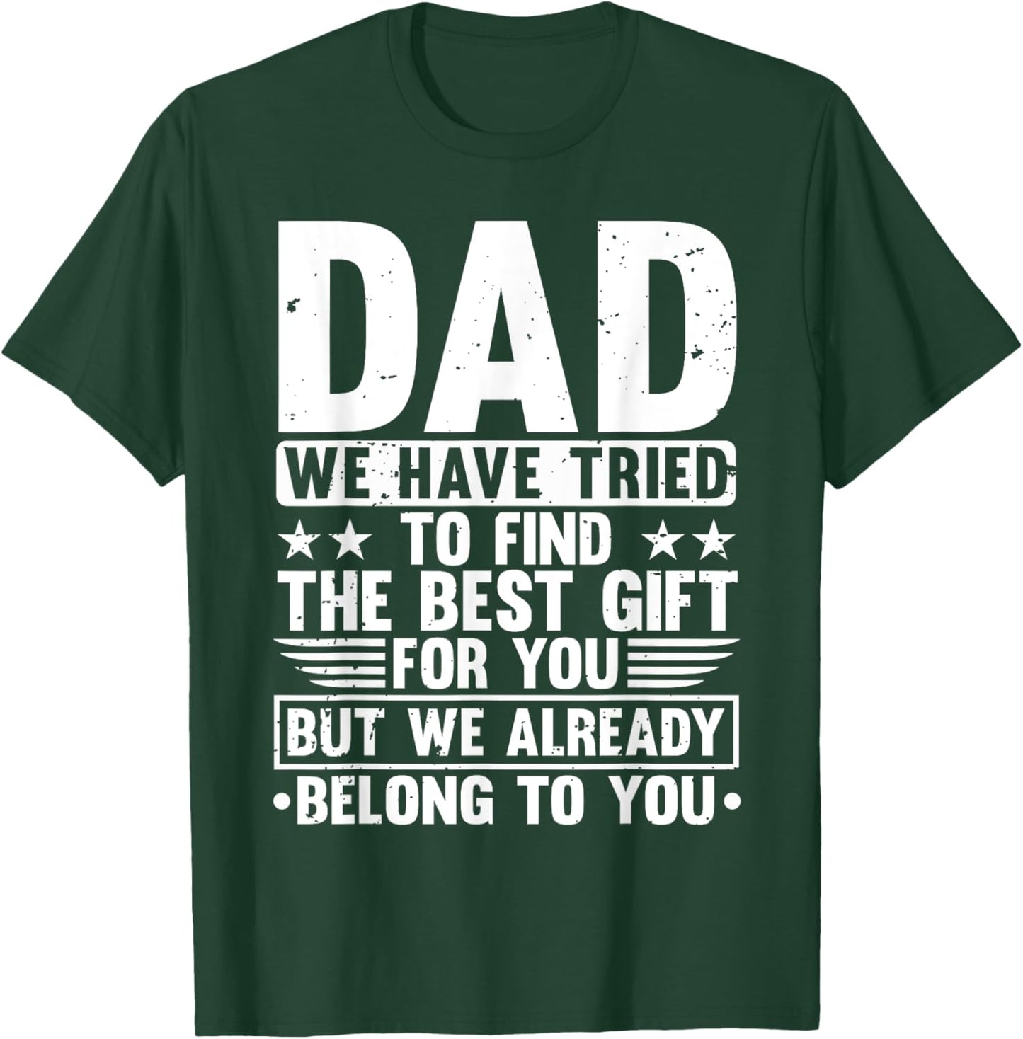 Cool Dad Art For Father Dad Stepfather From Son Daughter T-Shirt - T-Shirt | Forest