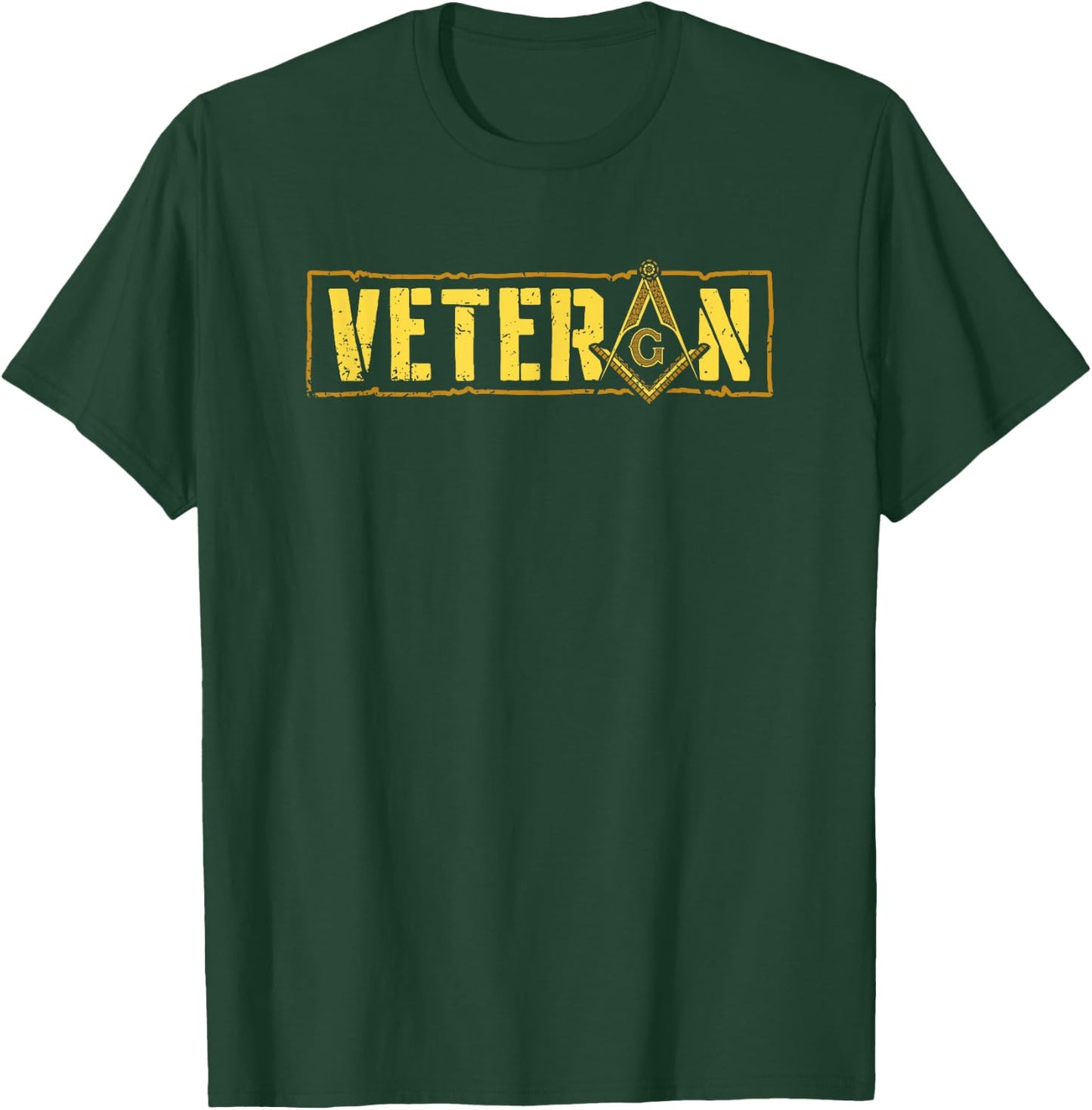 Veteran Freemasons Masonry Masonic Freemason Freemasonry T-Shirt - T-Shirt | Forest