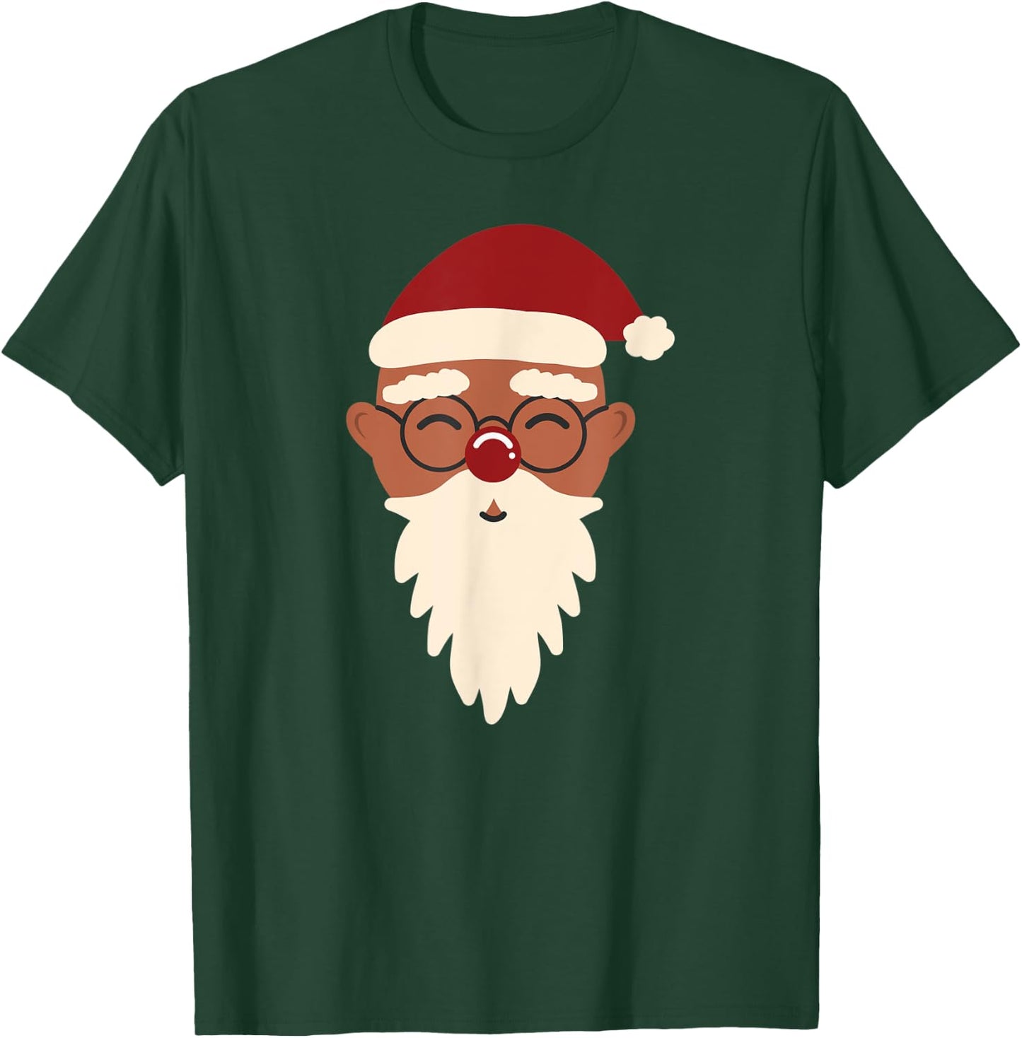 Indian Santa Claus Mr Mrs Couples Matching Christmas Pajamas T-Shirt - T-Shirt | Forest
