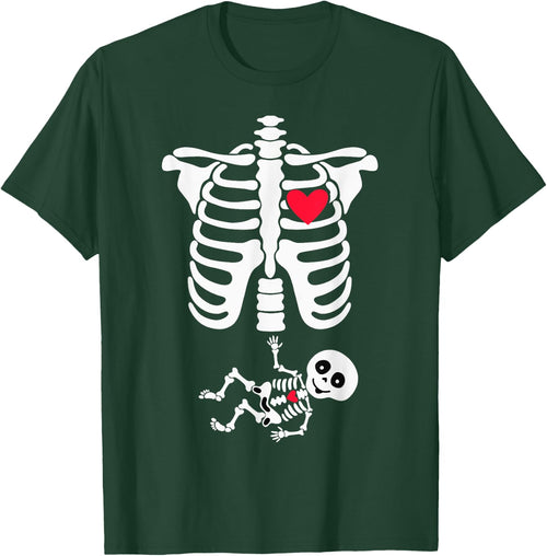 Halloween Costume for Pregnant Mom to Be Skeleton