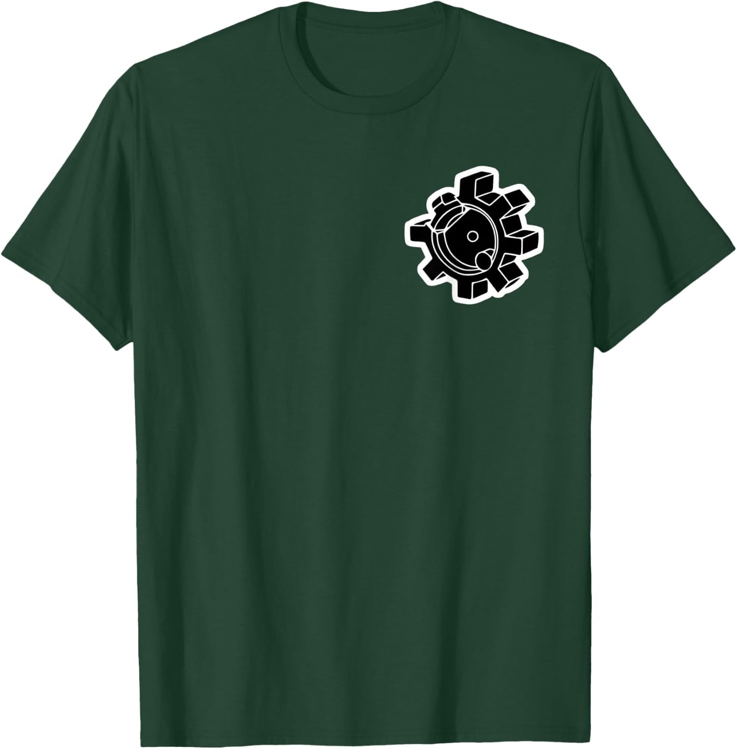 AR15 Bolt Carrier Group Military Veteran Morale Design T-Shirt - T-Shirt | Forest
