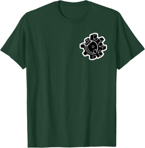 AR15 Bolt Carrier Group Military Veteran Morale Design T-Shirt - T-Shirt | Forest