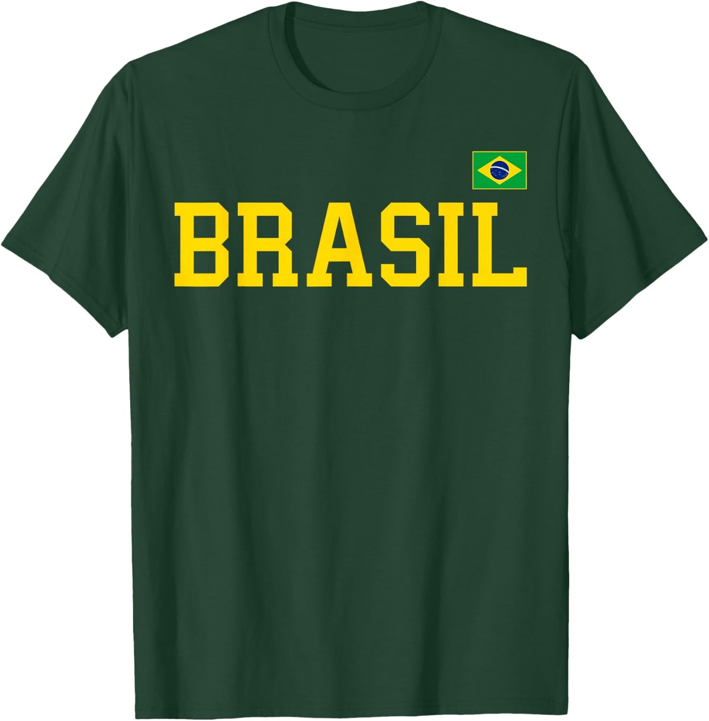 Brazil T Shirt Women Men Kids Brasil Gift Brazilian Flag T-Shirt - T-Shirt | Forest