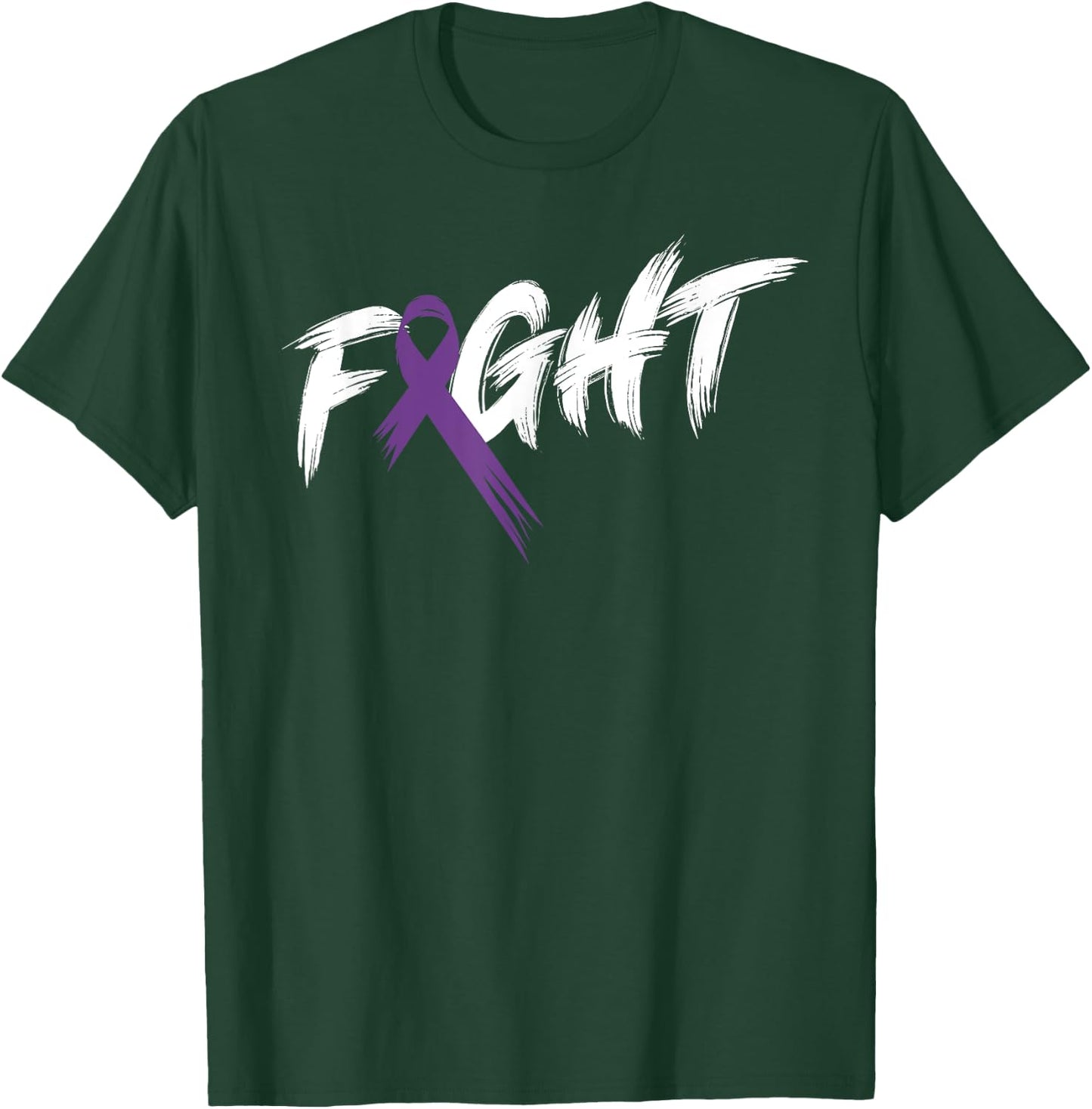 Alzheimer's Awareness Month Fight Vintage Dementia T-Shirt - T-Shirt | Forest