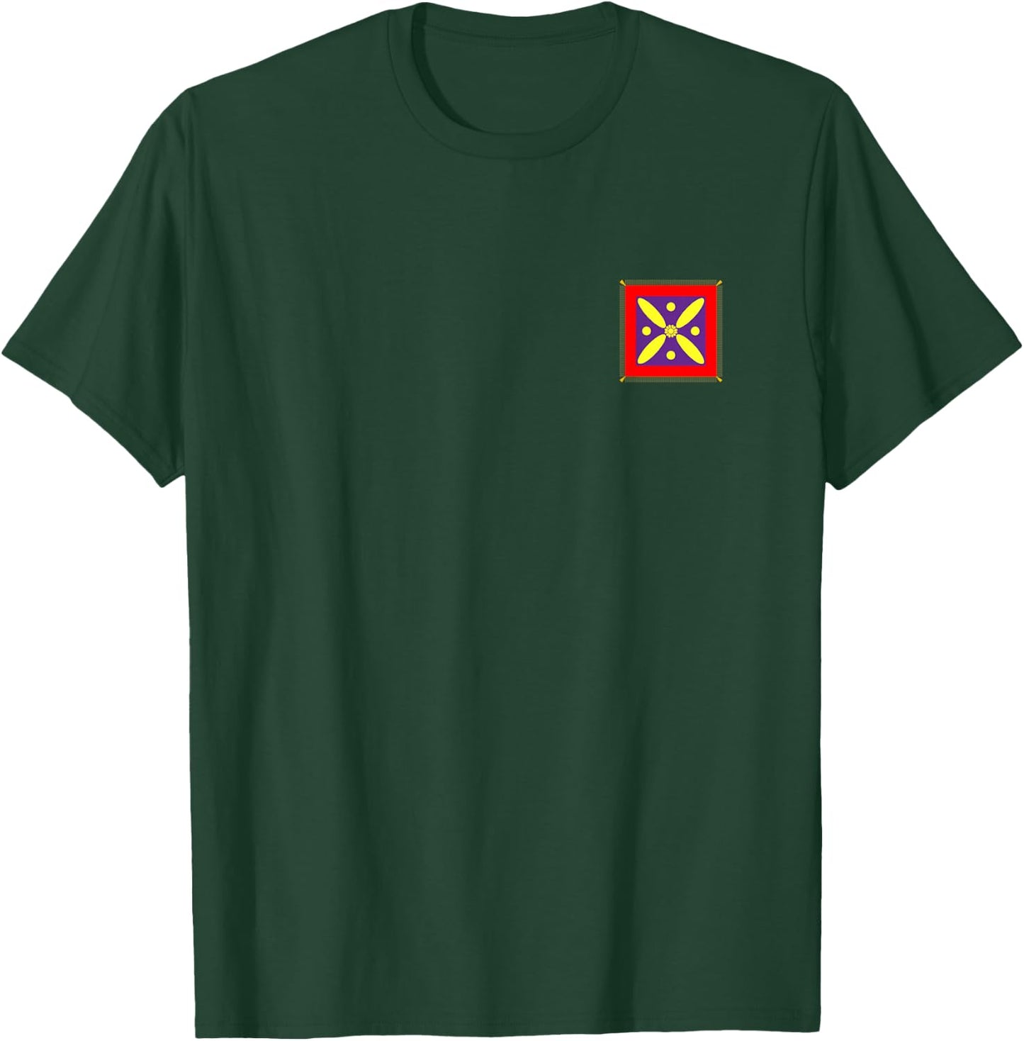 Derafsh Kaviani, lotus flower, Iranian history, flag, badge T-Shirt - T-Shirt | Forest