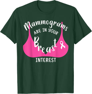 Mammograms Mammo Tech Mammography Tech Mammo Technologist T-Shirt - T-Shirt | Forest