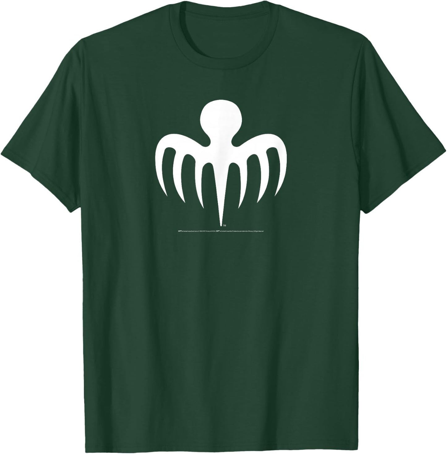 Official James Bond 007 Spectre Symbol (White) T-Shirt - T-Shirt | Forest
