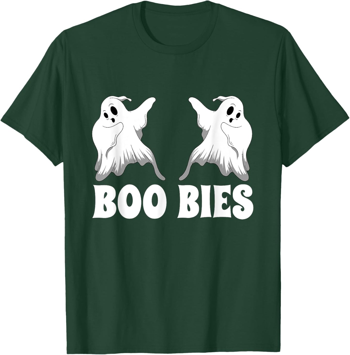 boo-bies Ghost Pumpkin Halloween T-Shirt - T-Shirt | Forest