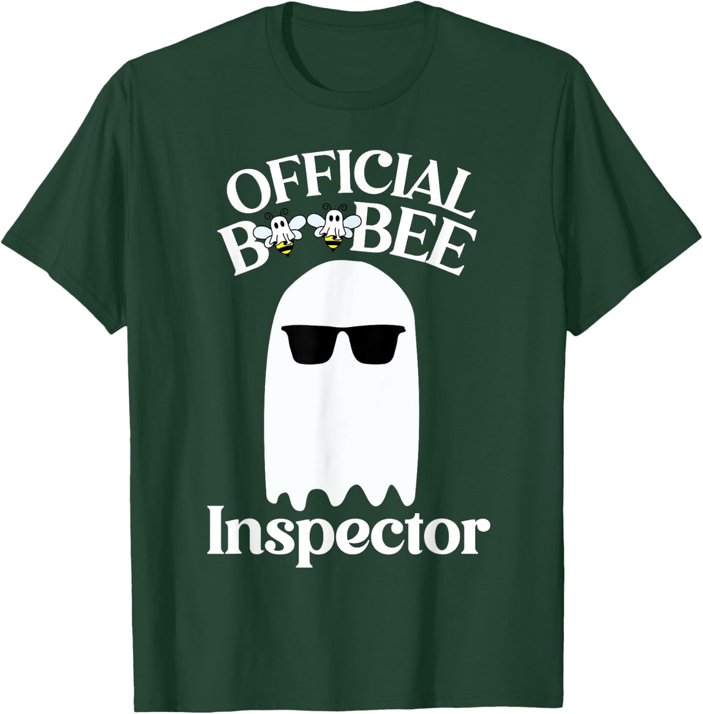 Boo-Bee Inspector Lazy DIY Halloween Costume Funny Ghost T-Shirt - T-Shirt | Forest