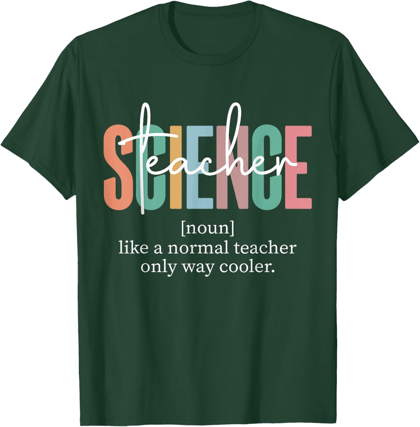 Funny Science Teacher Definition & Men T-Shirt - T-Shirt | Forest