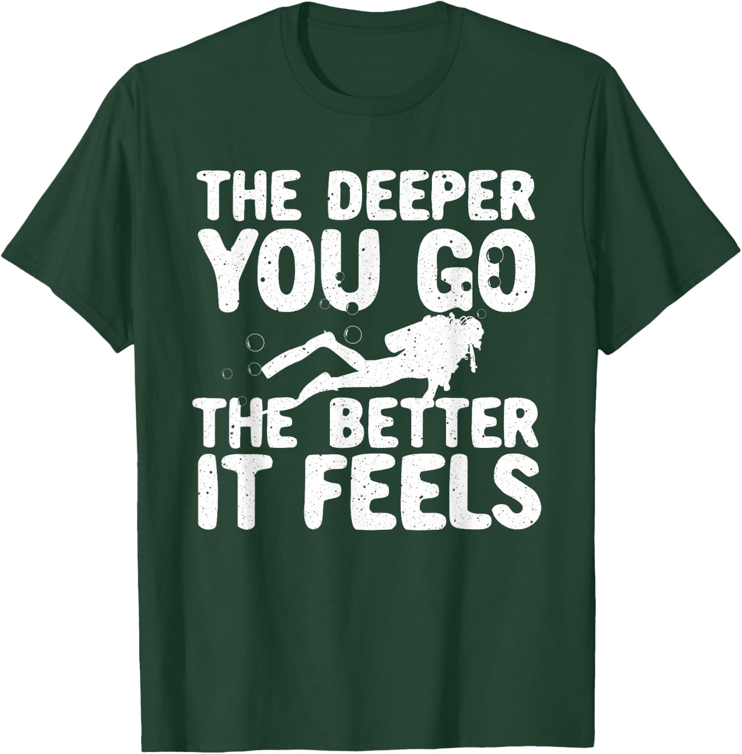 Funny Scuba Diving Themed Design Women Scuba Dive T-Shirt - T-Shirt | Forest