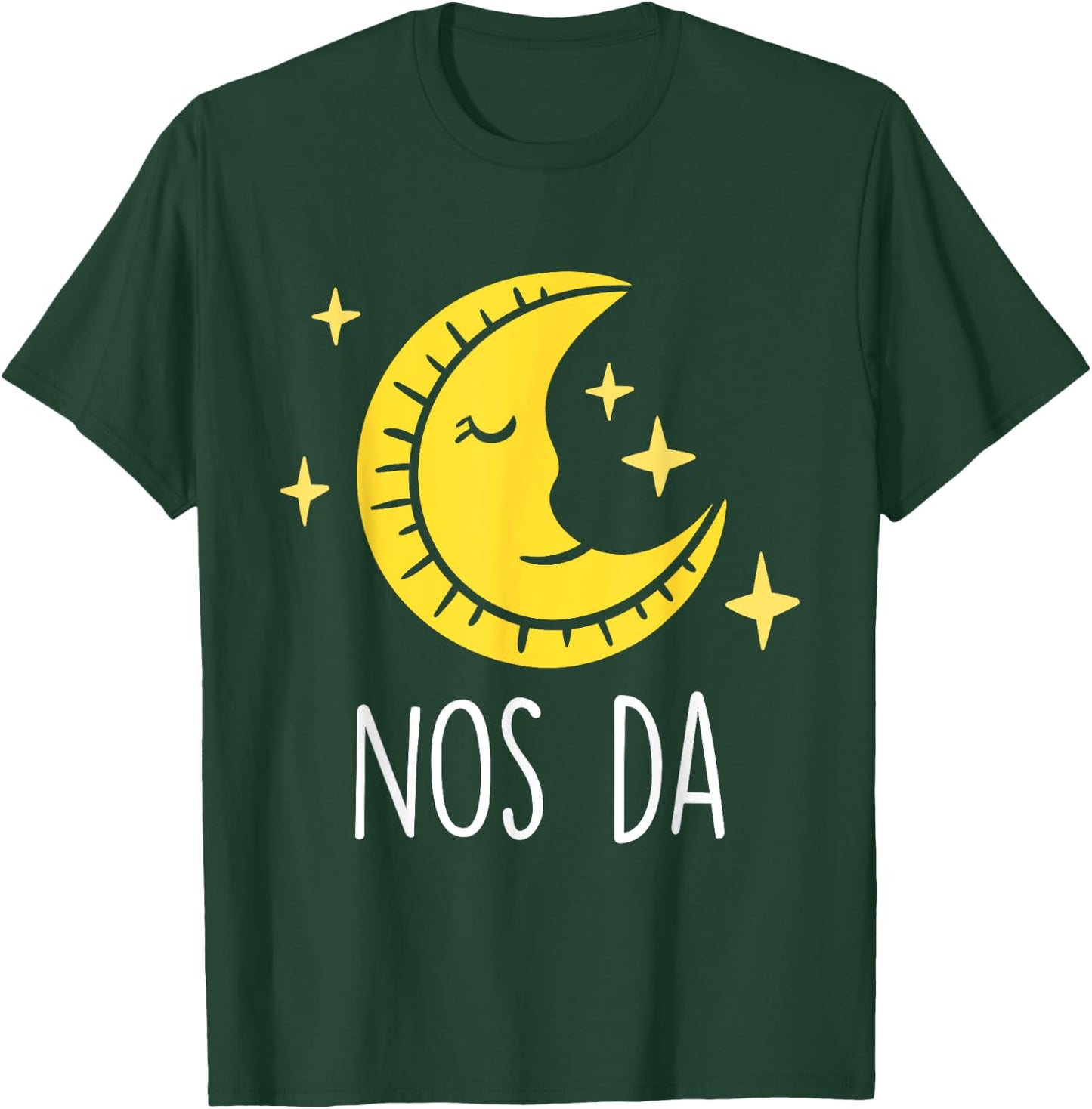 Welsh Pyjama Bed Time Nos Da Good Night Wales T-Shirt - T-Shirt | Forest