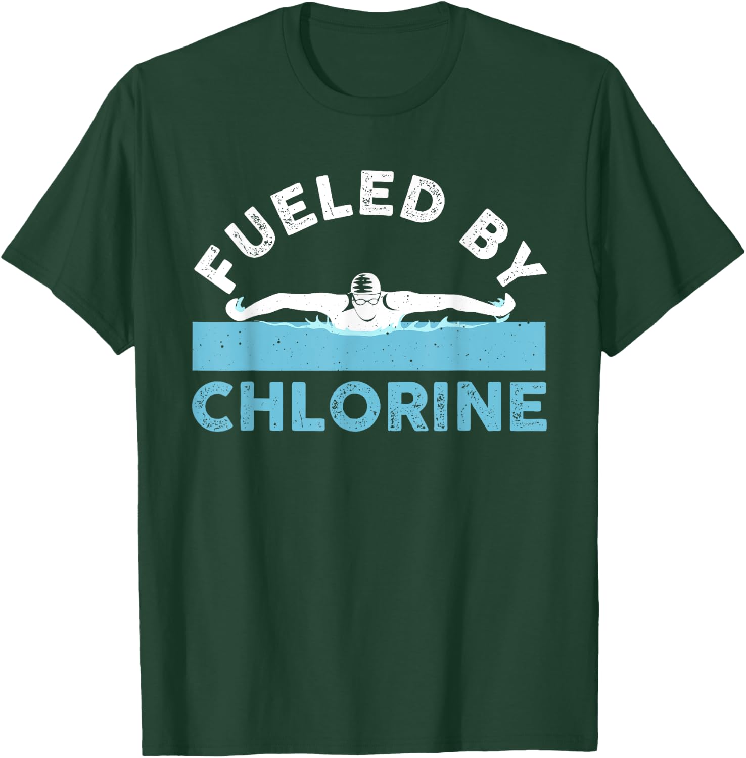 Funny Swimming Designs Women Water Sports Lovers T-Shirt - T-Shirt | Forest