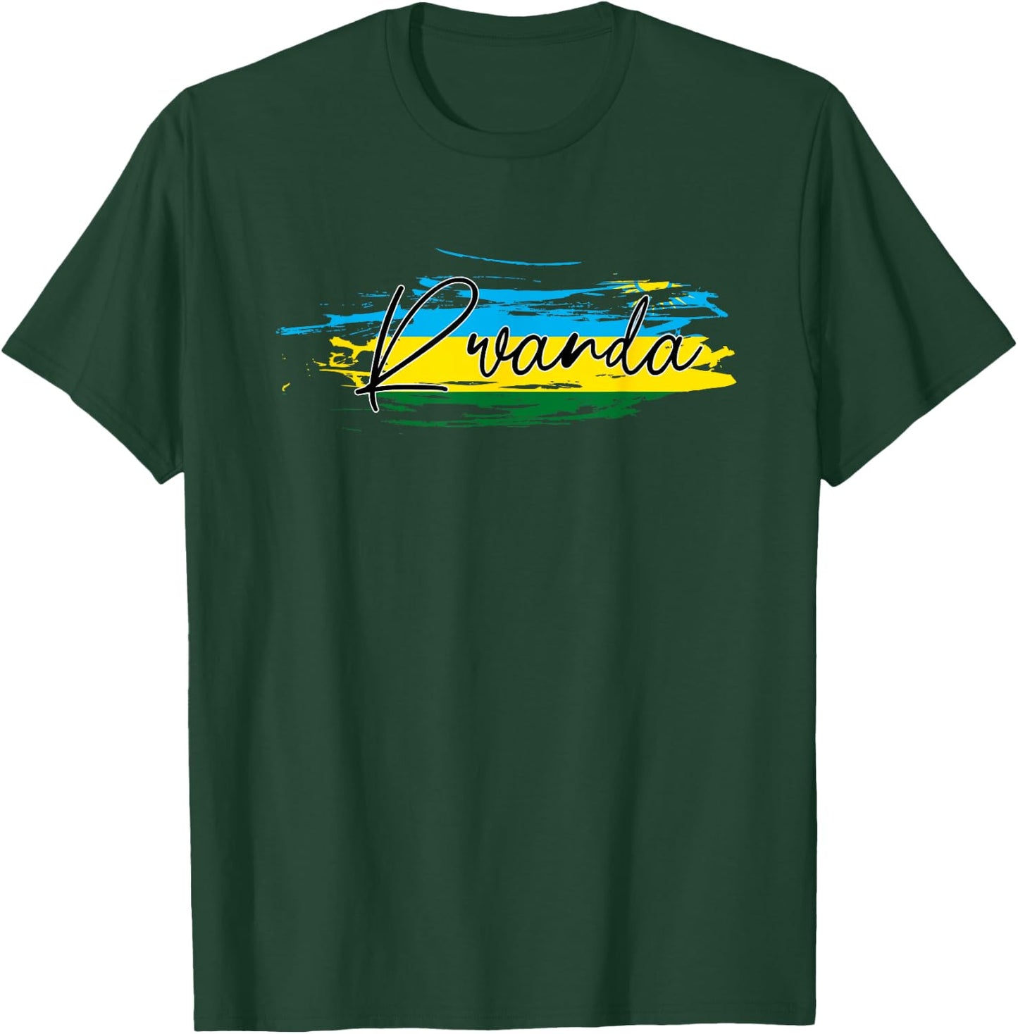Rwanda Flag T-Shirt - T-Shirt | Forest
