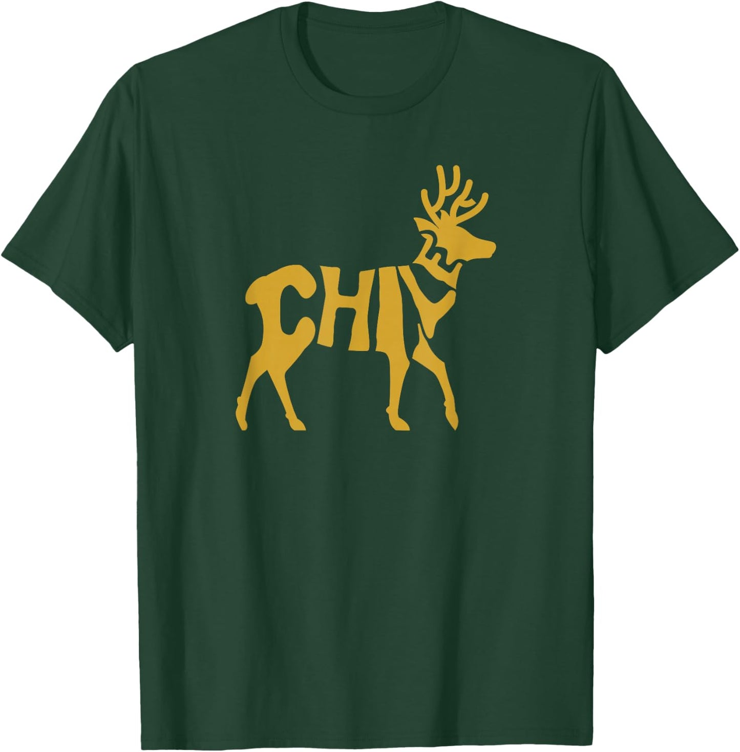 Chile Huemul Deer Word Art - Funny Animal T-Shirt - T-Shirt | Forest