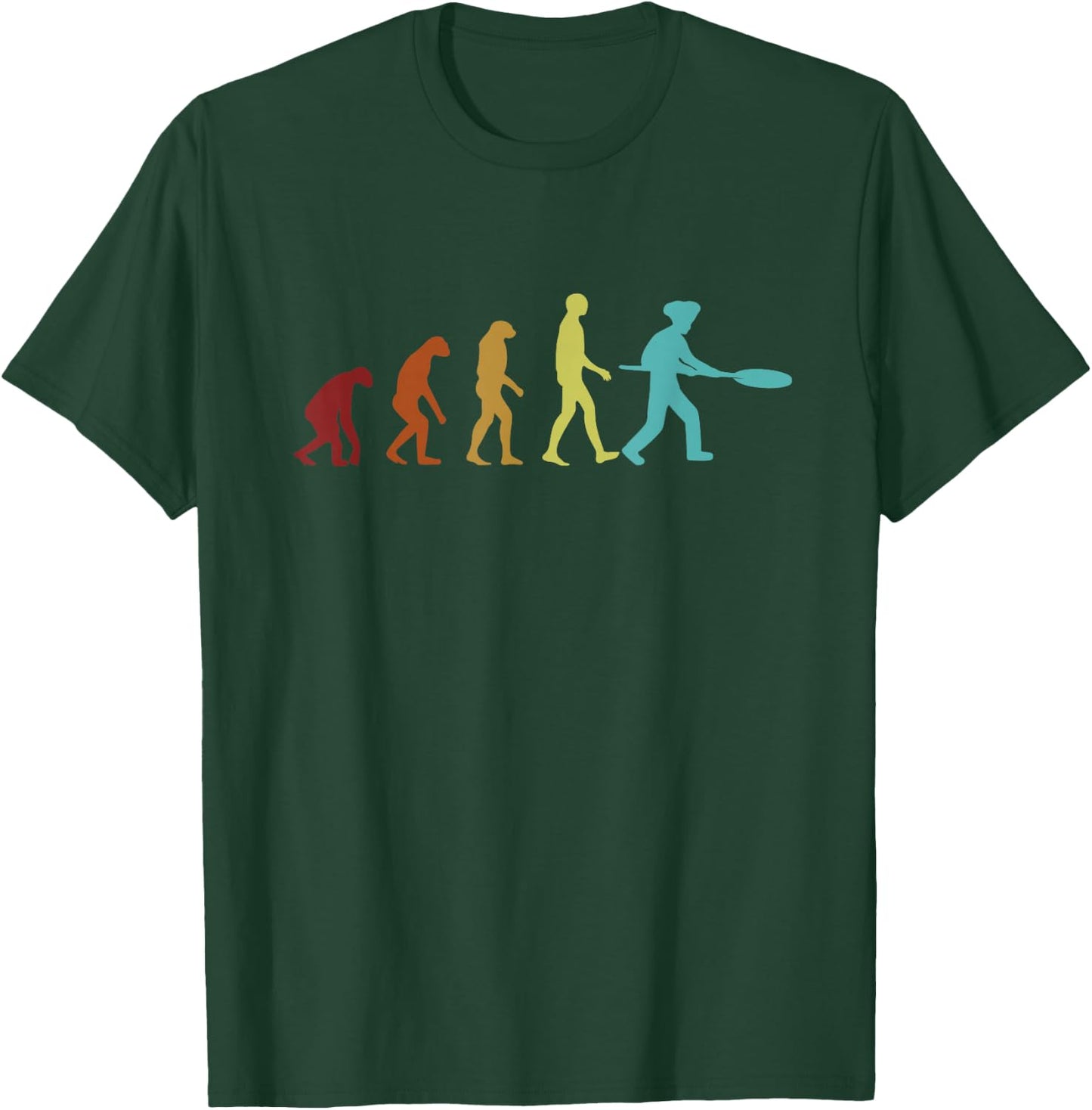 Pizza Evolution Pizzeria Chef Baker Pizzaiolo Pizza Maker T-Shirt - T-Shirt | Forest