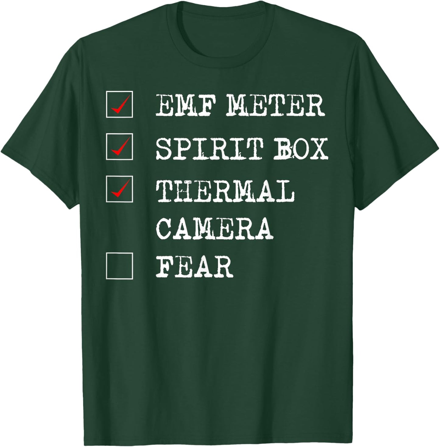 Phasmophobia - Ghost Hunter - Paranormal Investigators T-Shirt - T-Shirt | Forest