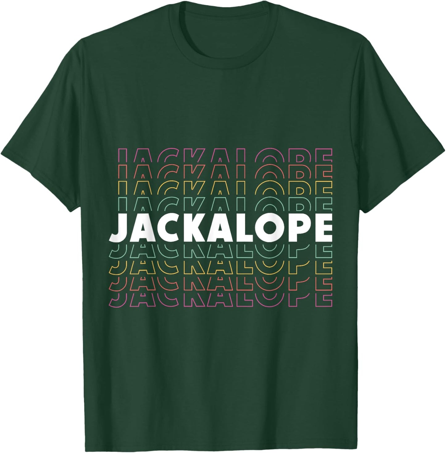 Save The Jackalope Cryptid Jackrabbit Rabbit Bunny T-Shirt - T-Shirt | Forest