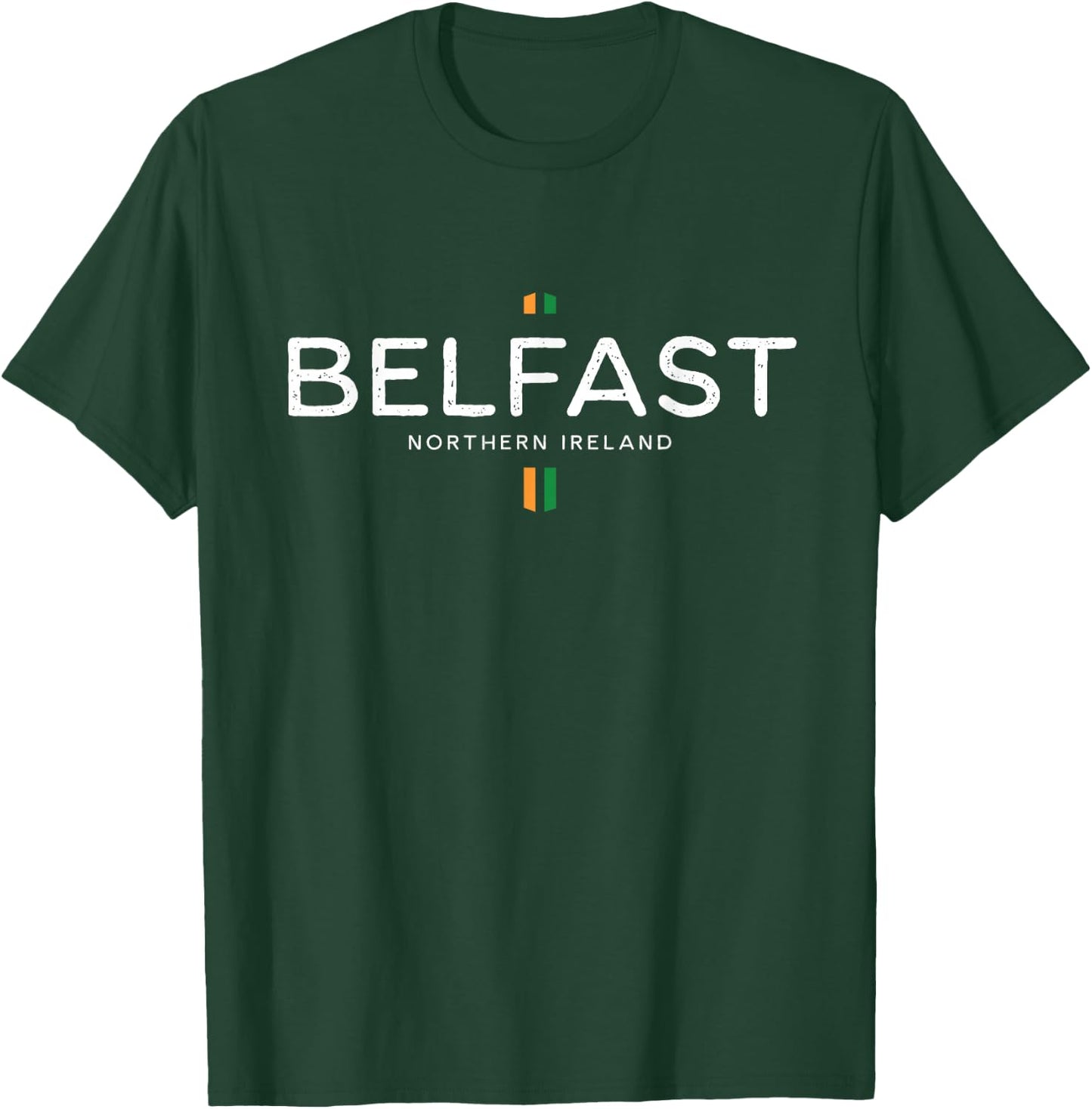 Belfast Northern Ireland Retro Vintage T-Shirt - T-Shirt | Forest