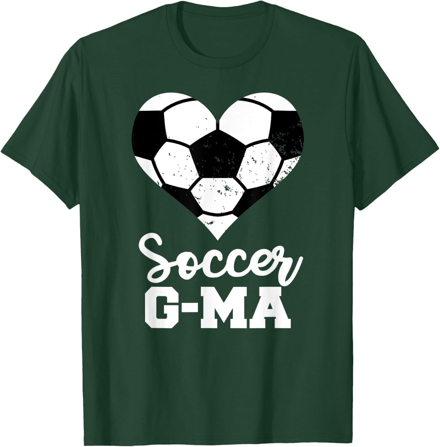 Soccer G-Ma Funny Soccer Heart Grandma G-Ma T-Shirt - T-Shirt | Forest