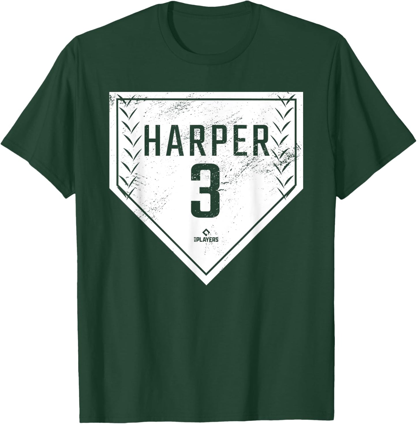 Home Plate Gameday Bryce Harper Philadelphia MLBPA T-Shirt - T-Shirt | Forest