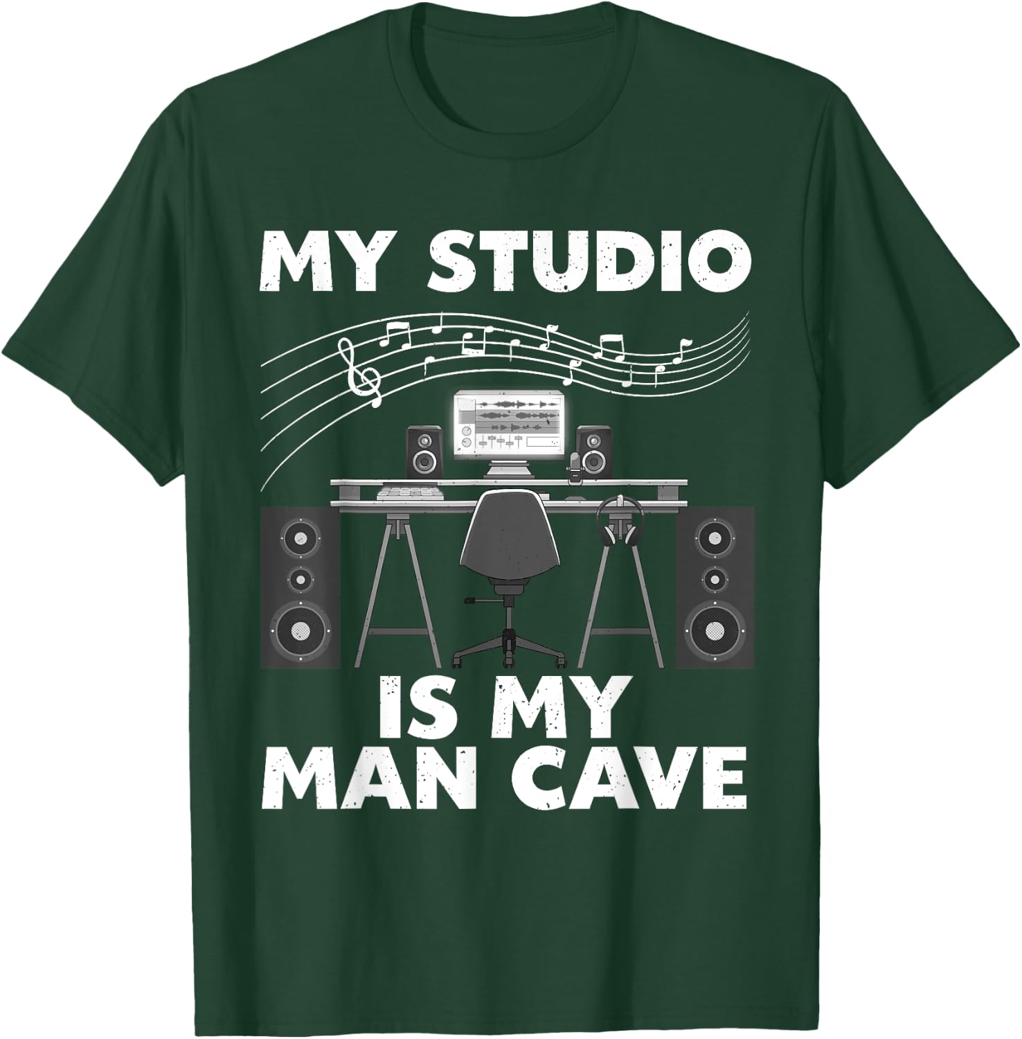 Cool Music Producer Art Women Hip Hop EDM Production T-Shirt - T-Shirt | Forest