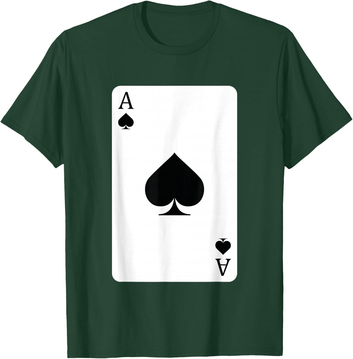 Ace Of Spades, Playing Card, Ace Card T-Shirt - T-Shirt | Forest