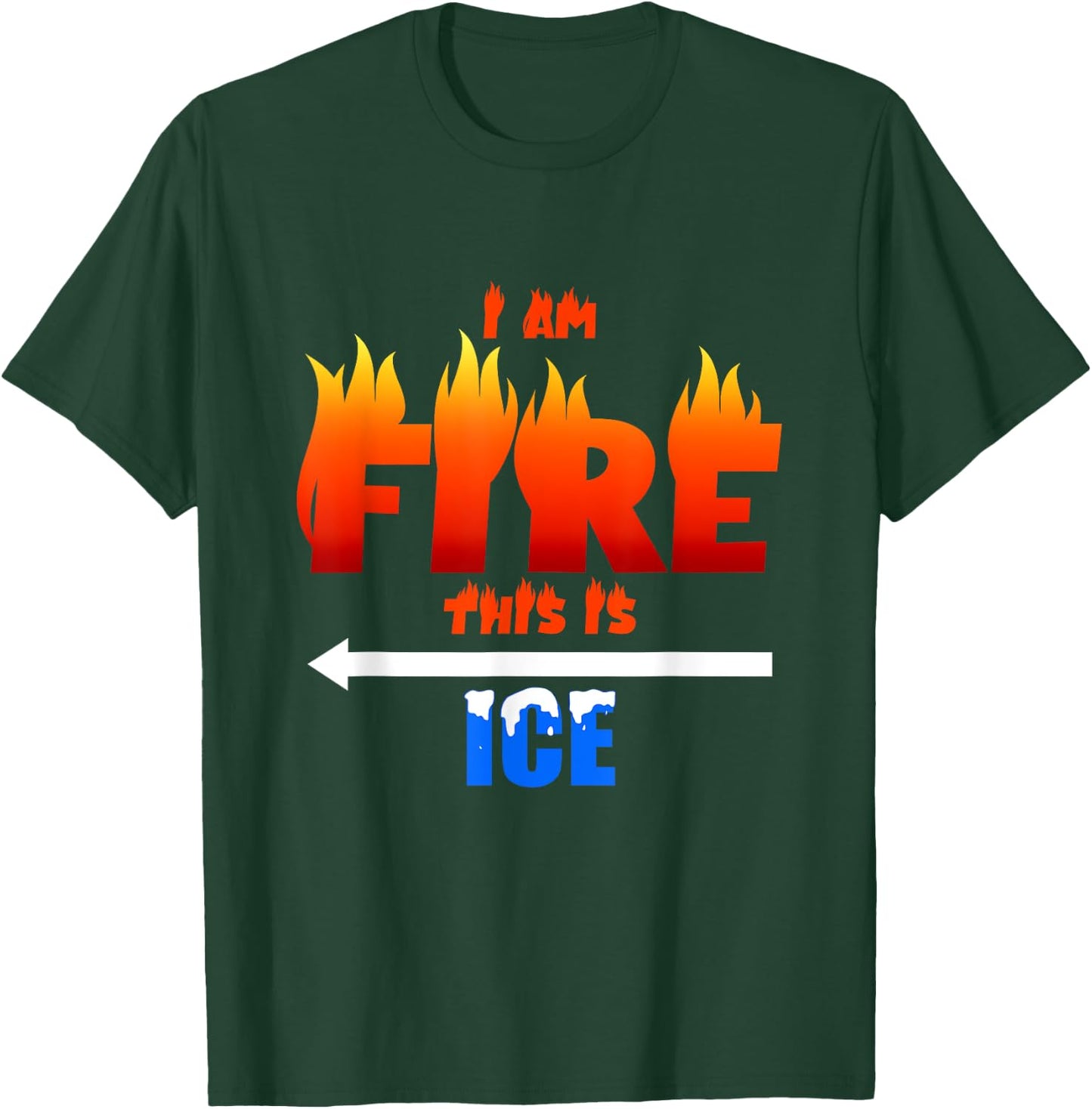 Funny Ice and Fire Costume Halloween Family Matching Women T-Shirt - T-Shirt | Forest