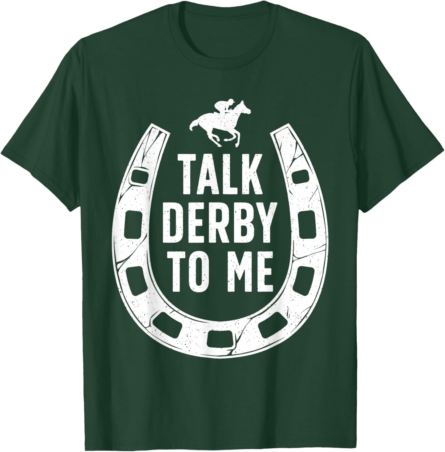 Funny Horse Racing Design Women Derby Horse Racing T-Shirt - T-Shirt | Forest