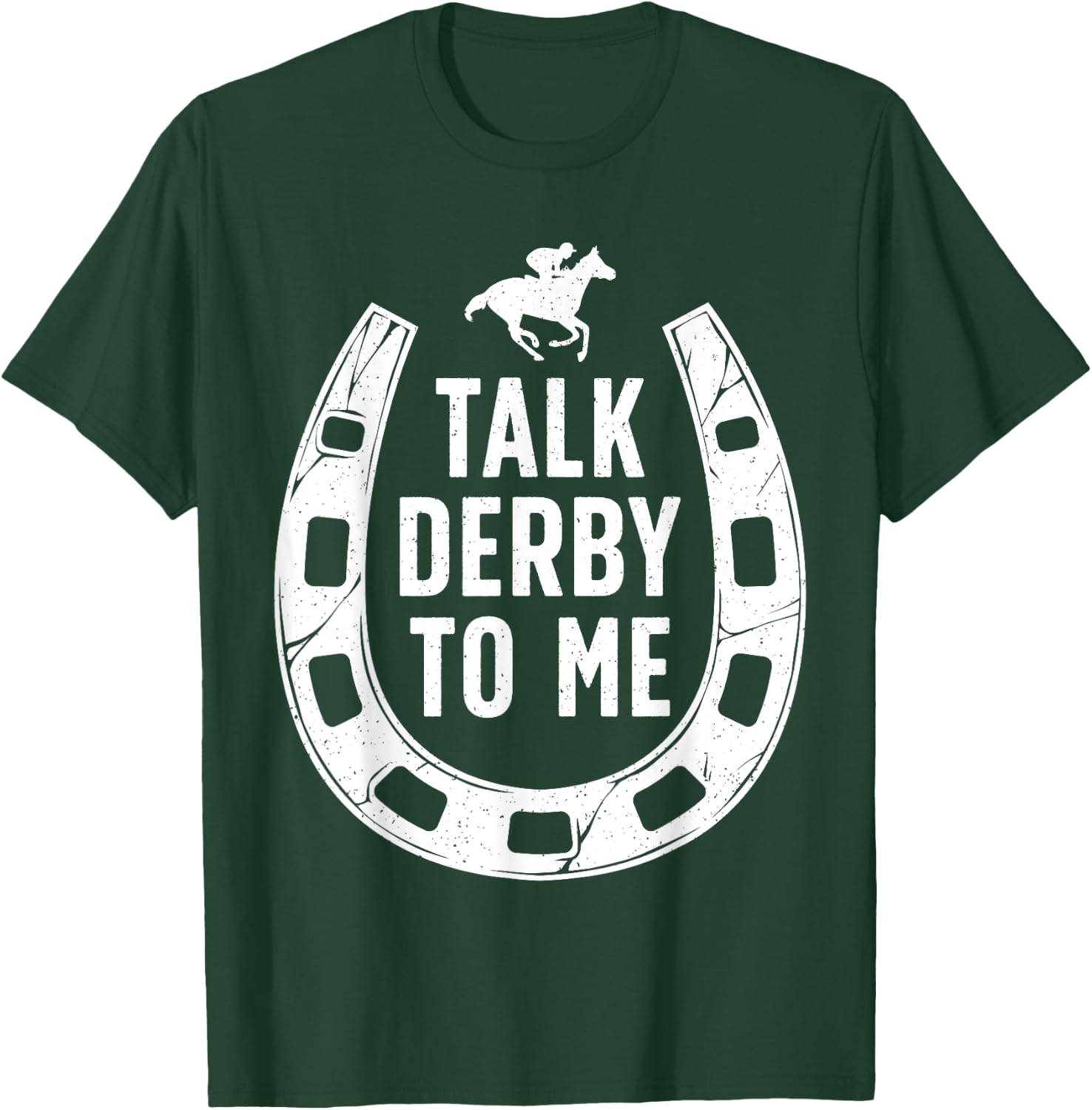 Funny Horse Racing Design Women Derby Horse Racing T-Shirt - T-Shirt | Forest