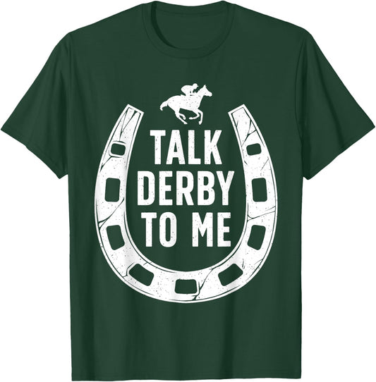 Funny Horse Racing Design Women Derby Horse Racing T-Shirt - T-Shirt | Forest