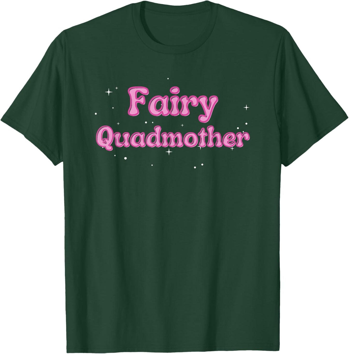 Cute Women's Oversized Gym Pump Cover Fairy Quadmother T-Shirt - T-Shirt | Forest