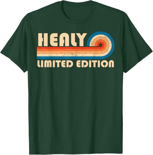 HEALY Surname Retro Vintage 80s 90s Birthday Reunion T-Shirt - T-Shirt | Forest