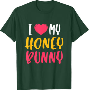 Cute "I love my" Honey Bunny T-Shirt - T-Shirt | Forest